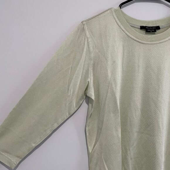 Mel & Lisa Light Green Sweater Size S - Picture 3 of 11
